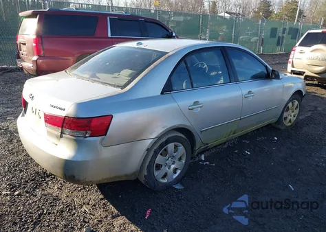 2008 Hyundai Sonata Gls from USA, damaged, VIN 5NPET46C88H398790